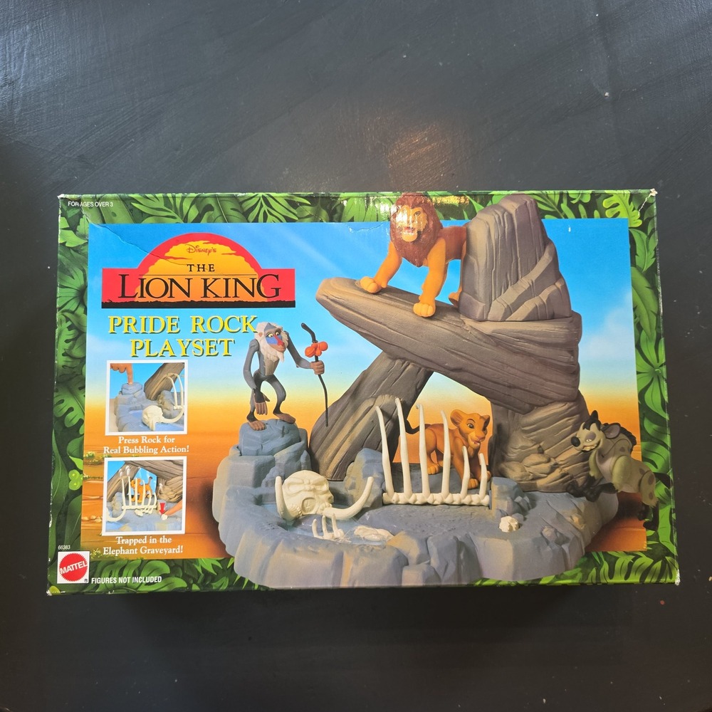 Vintage 1994 Mattel Disney The Lion King Pride Rock Playset 66383 New In Box